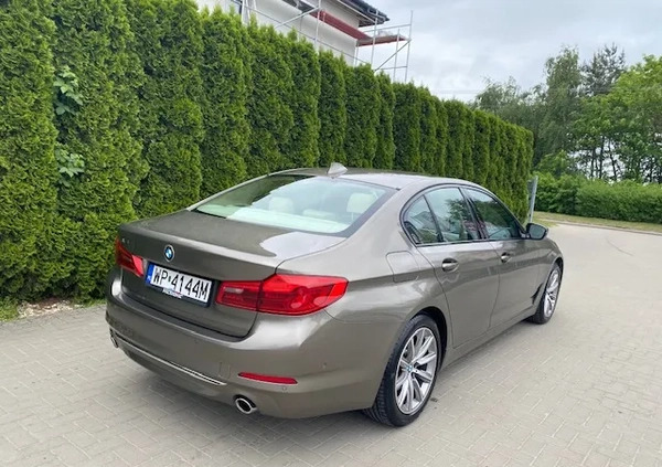 BMW Seria 5 cena 139900 przebieg: 129000, rok produkcji 2018 z Płock małe 232